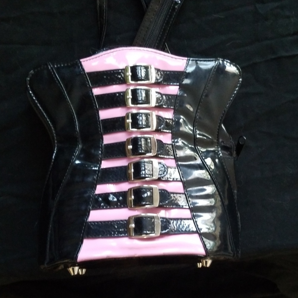 Demonia Corset PVC Backpack